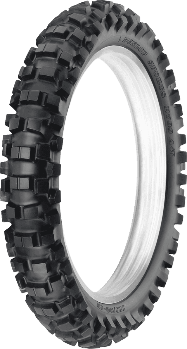 DUNLOP 0313-1171 Tire - D739 AT - Rear - 120/100-18 - 68M