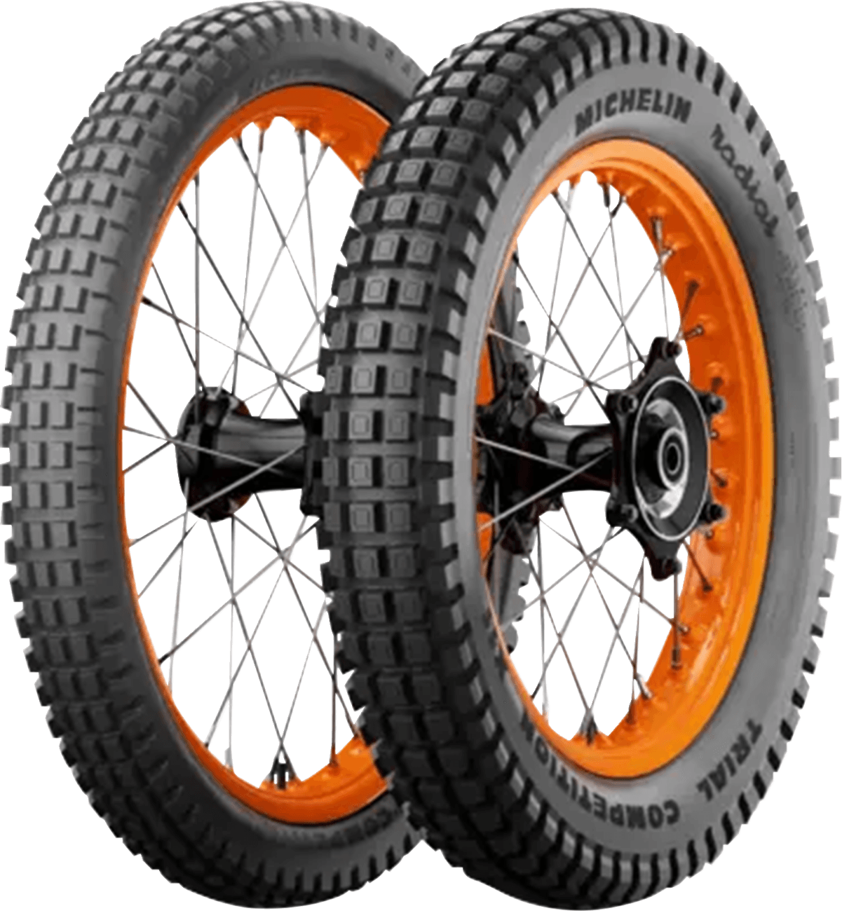 MICHELIN 0315-0027 Tire - Trial Competition - Rear - 4.00-18 - 64M