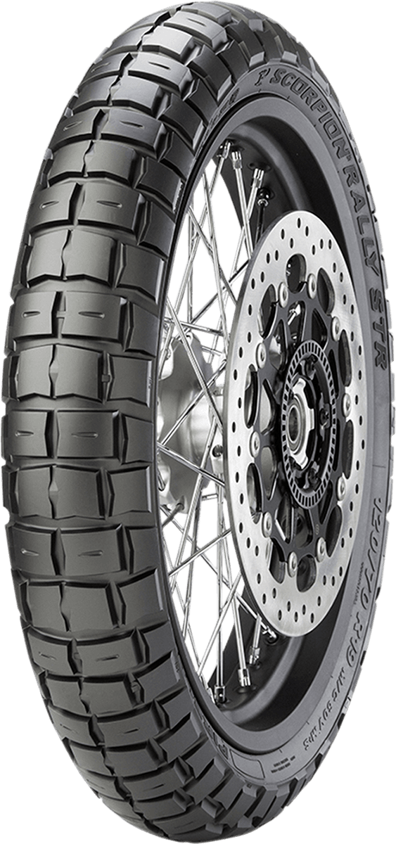 PIRELLI 0316-0317 Tire - Scorpion™ Rally STR - Front - 110/80R19 - 59H