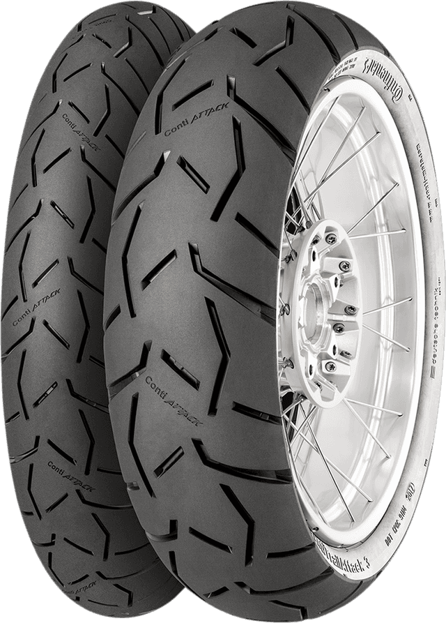 CONTINENTAL 0316-0353 Tire - ContiTrailAttack 3 - Front - 110/80R19 - 59V