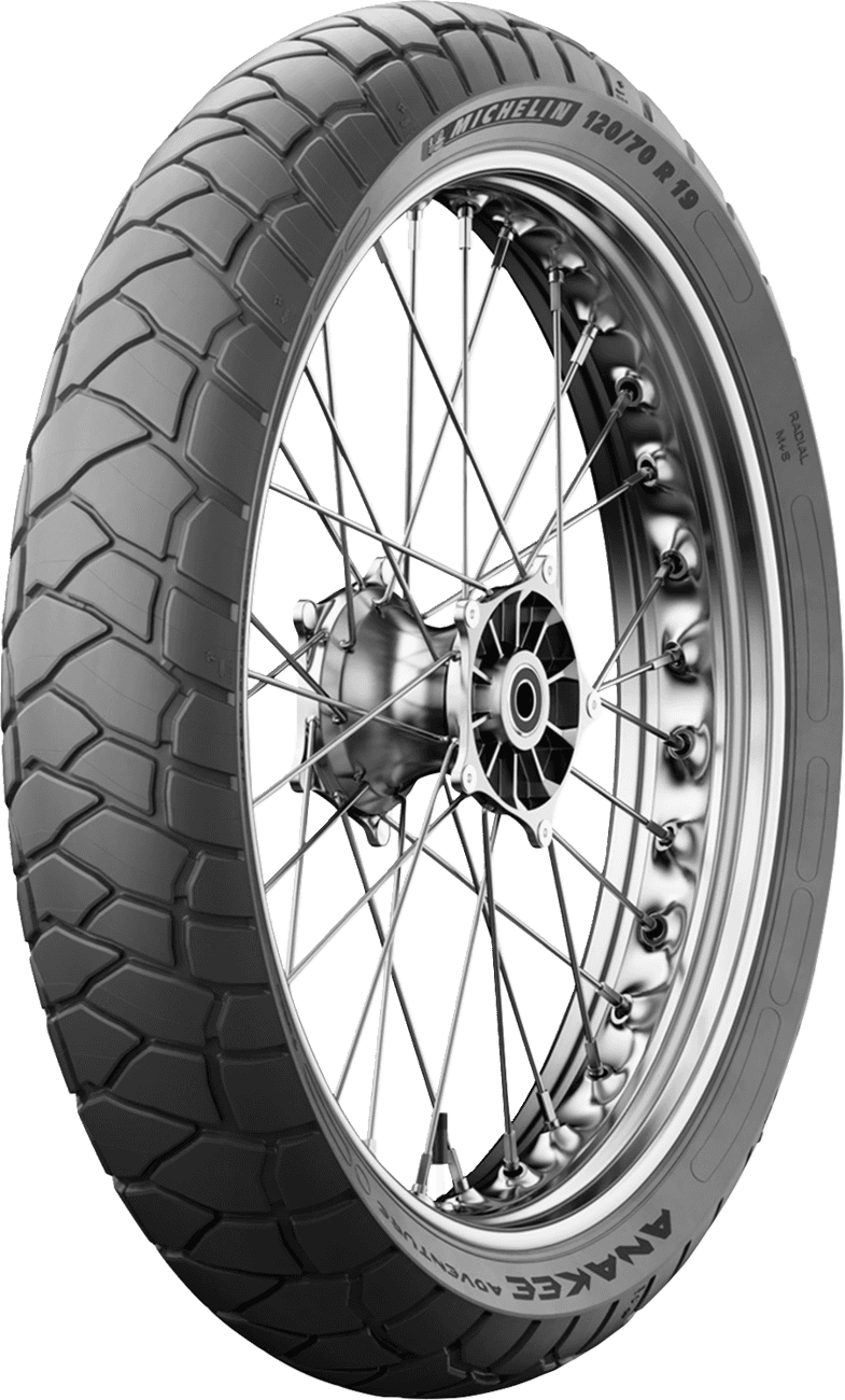 MICHELIN 0316-0380 Tire - Anakee Adventure - Front - 100/90-19 - 57V