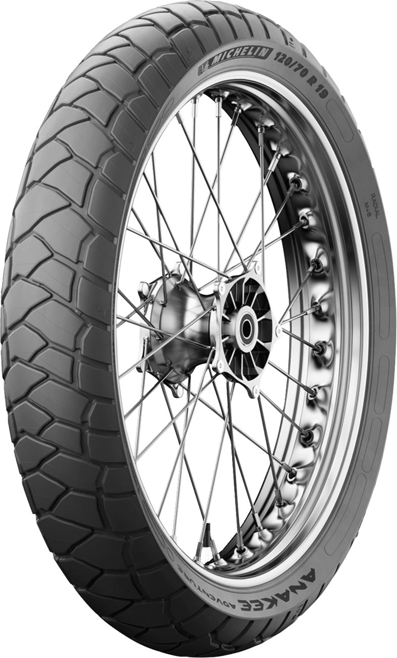 MICHELIN 0316-0380 Tire - Anakee Adventure - Front - 100/90-19 - 57V
