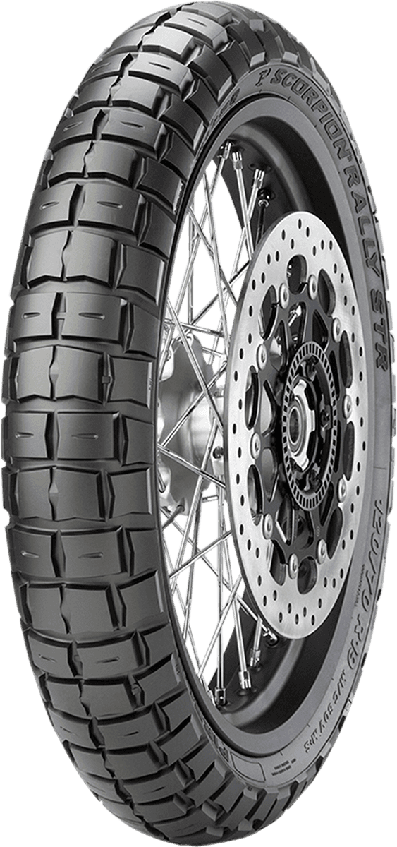 PIRELLI 0316-0500 Tire - Scorpion™ Rally STR - Front - 90/90-21 - 54V