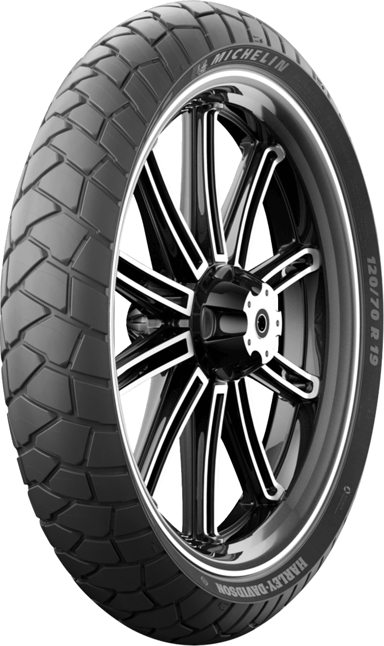 MICHELIN 0316-0505 Tire - Scorcher Adventure - Front - 120/70R19 - 60V