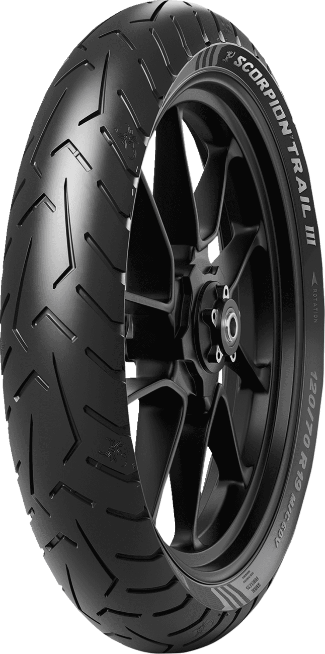 PIRELLI 0316-0626 Tire - Scorpion™ Trail III - Front - 120/70ZR19 - 60W