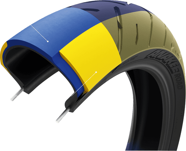 MICHELIN 0316-0640 Tire - Anakee Road - Front - 120/70R19 - 60V — image 14 of 14
