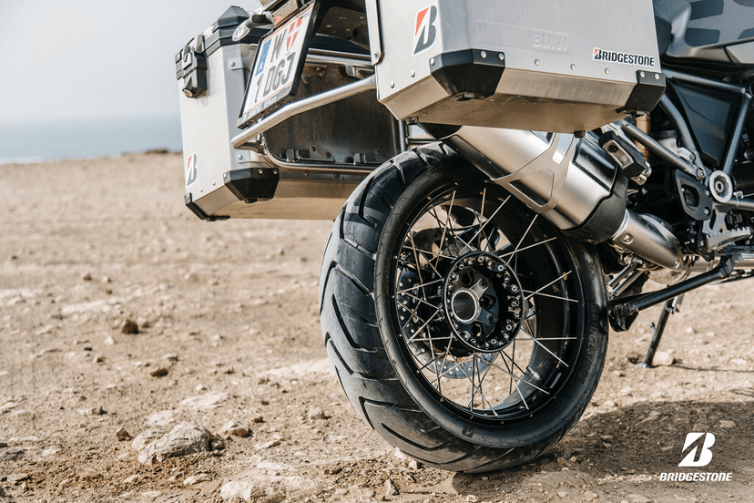 BRIDGESTONE 0317-0414 Tire - Battlax Adventure A41 - 180/55ZR17 - Rear - (73W) — image 3 of 4