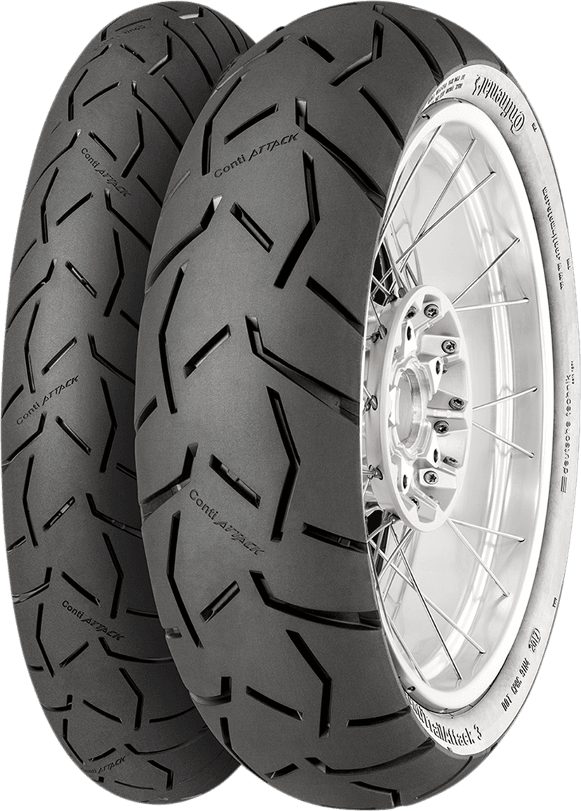 CONTINENTAL 0317-0446 Tire - ContiTrailAttack 3 - Rear - 150/70R18 - 70V