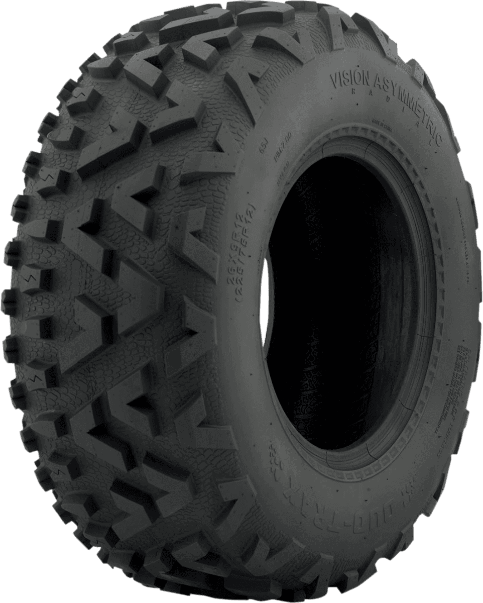 VISION WHEEL 0320-0447 Tire - Duo Trax - Front/Rear - 26x11R12 - 6 Ply