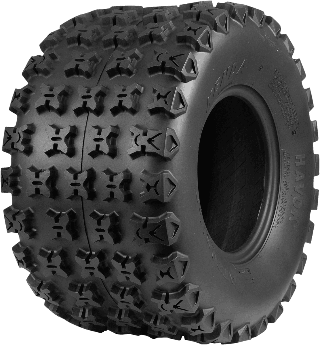 KENDA 0321-0366 Tire - K3211 - Havok - Rear - 20x11-9 - 6 Ply
