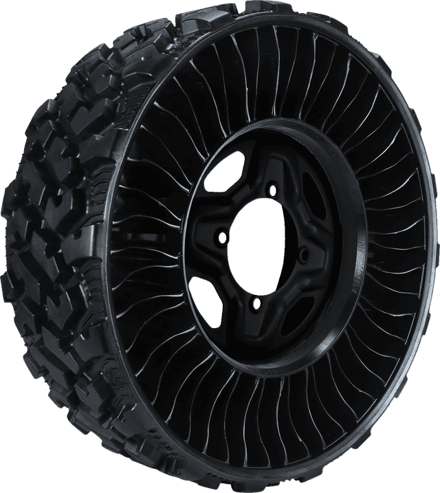 MICHELIN 0330-0044 Tire and Wheel Assembly - X® Tweel® - Front/Rear - 26x11N14 - 4/110 - 6+4 (+35 mm)