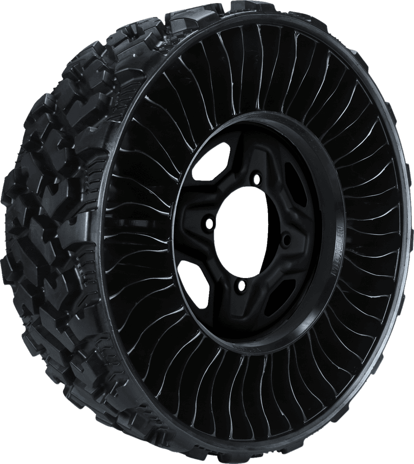 MICHELIN 0330-0046 Tire and Wheel Assembly - X® Tweel® - Front/Rear - 26x11N14 - 4/137 - 6+4 (+35 mm)
