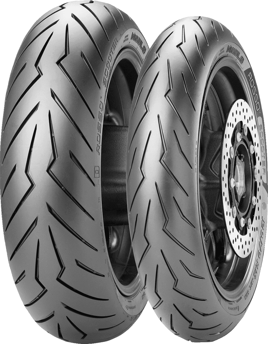 PIRELLI 0340-0868 Tire - Diablo Rosso™ Scooter - Front - 110/70-12 - 47P