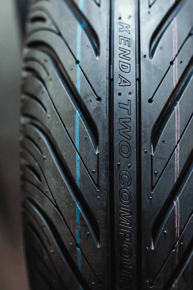 KENDA 0340-0923 Tire - K6022 Kozmik - Front/Rear - 130/70-12 - 56L — image 3 of 4