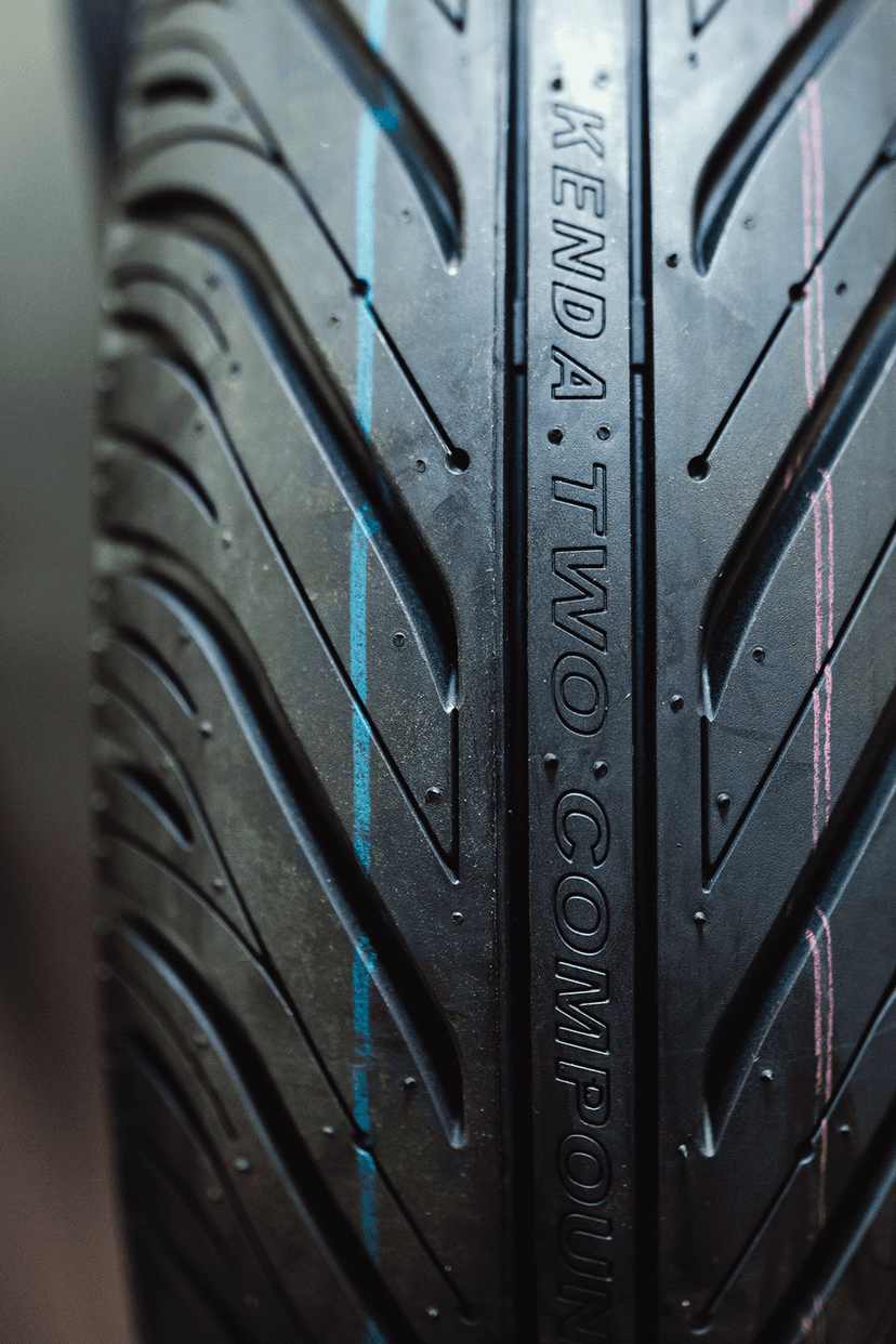KENDA 0340-0923 Tire - K6022 Kozmik - Front/Rear - 130/70-12 - 56L — image 3 of 4