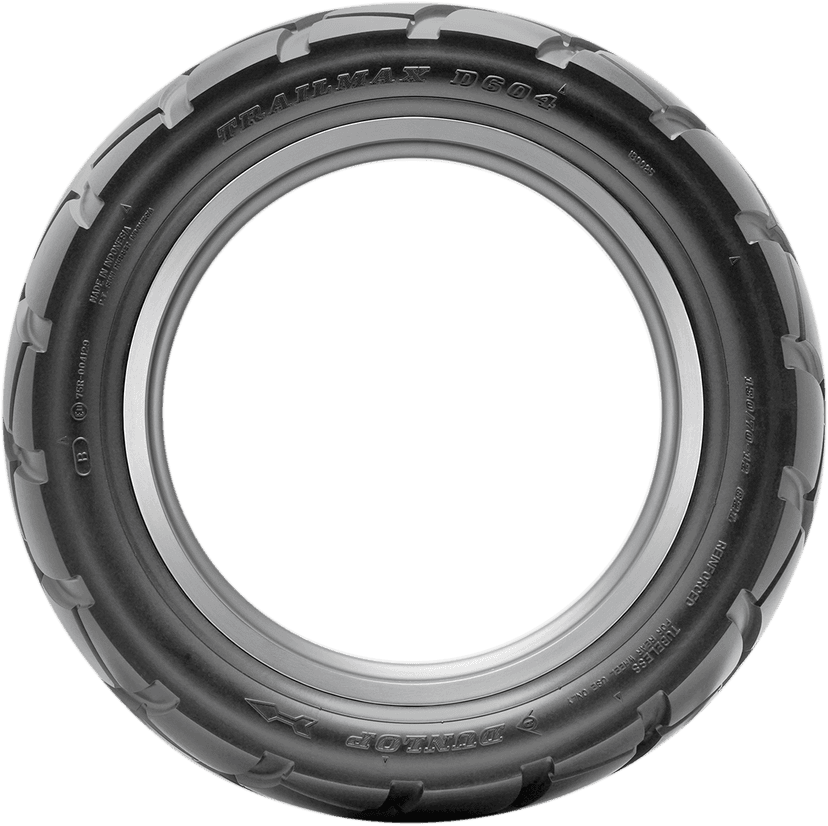 DUNLOP 0340-0925 Tire - D604 - Rear - 130/70-12 - 62L — image 2 of 3