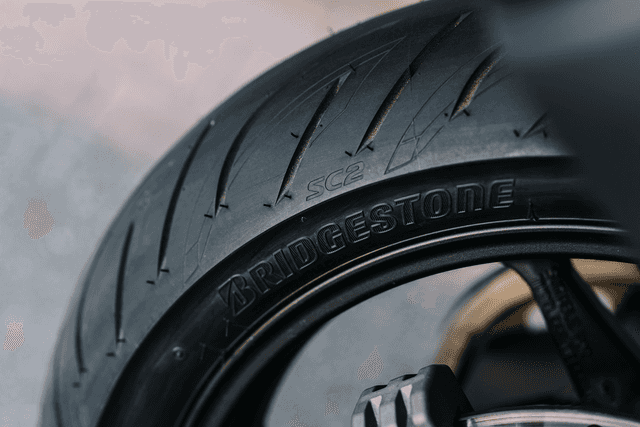 BRIDGESTONE 0340-0986 Tire - Battlax SC2 - Rear - 160/60-14 - 65H — image 2 of 4