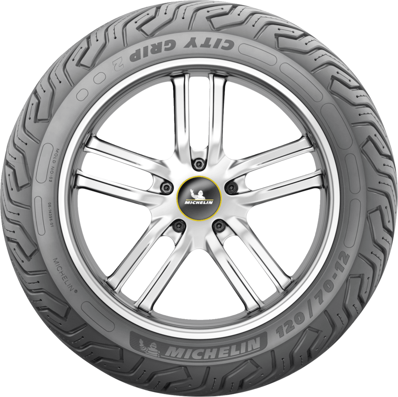 MICHELIN 0340-1158 Tire - City Grip 2 - Front - 110/70-16 - 52S