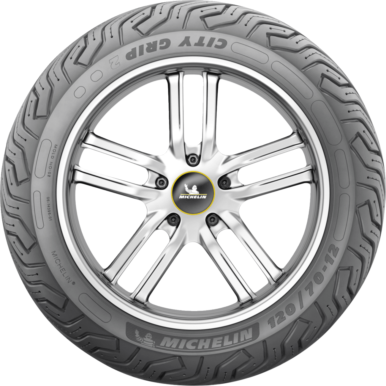 MICHELIN 0340-1158 Tire - City Grip 2 - Front - 110/70-16 - 52S
