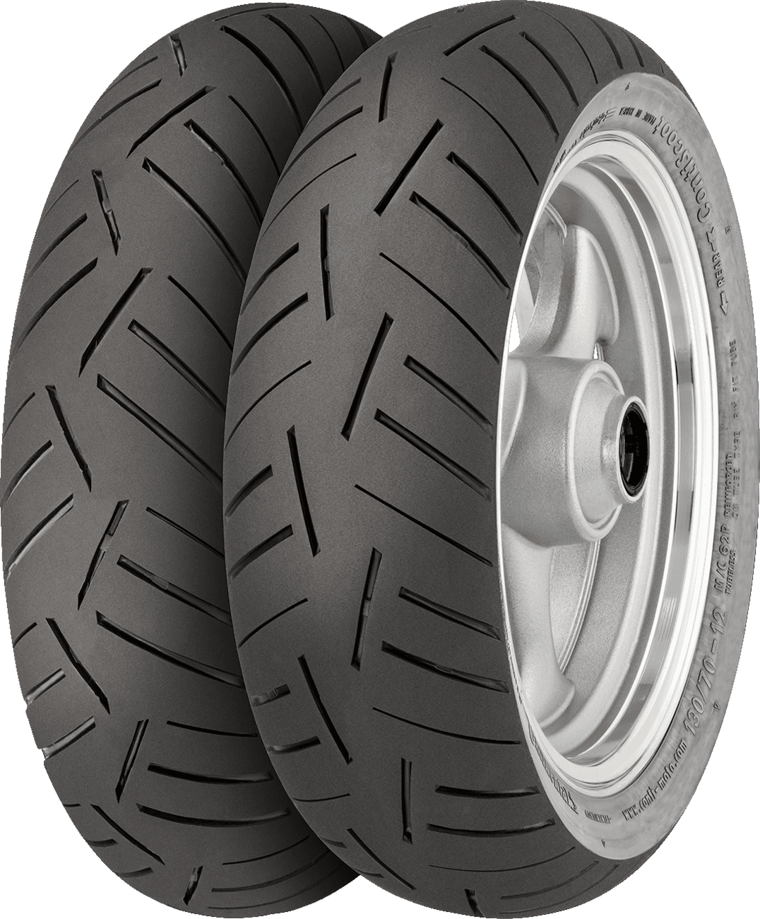 CONTINENTAL 0340-1337 Tire - ContiScoot - Front/Rear - 130/60-13 - 60P