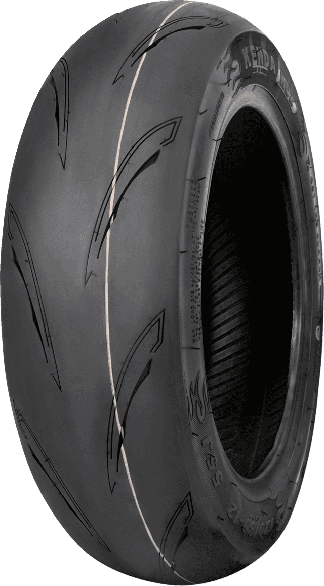 KENDA 0340-1356 Tire - KD2 Kwick - Front - 100/90-12 - 62J