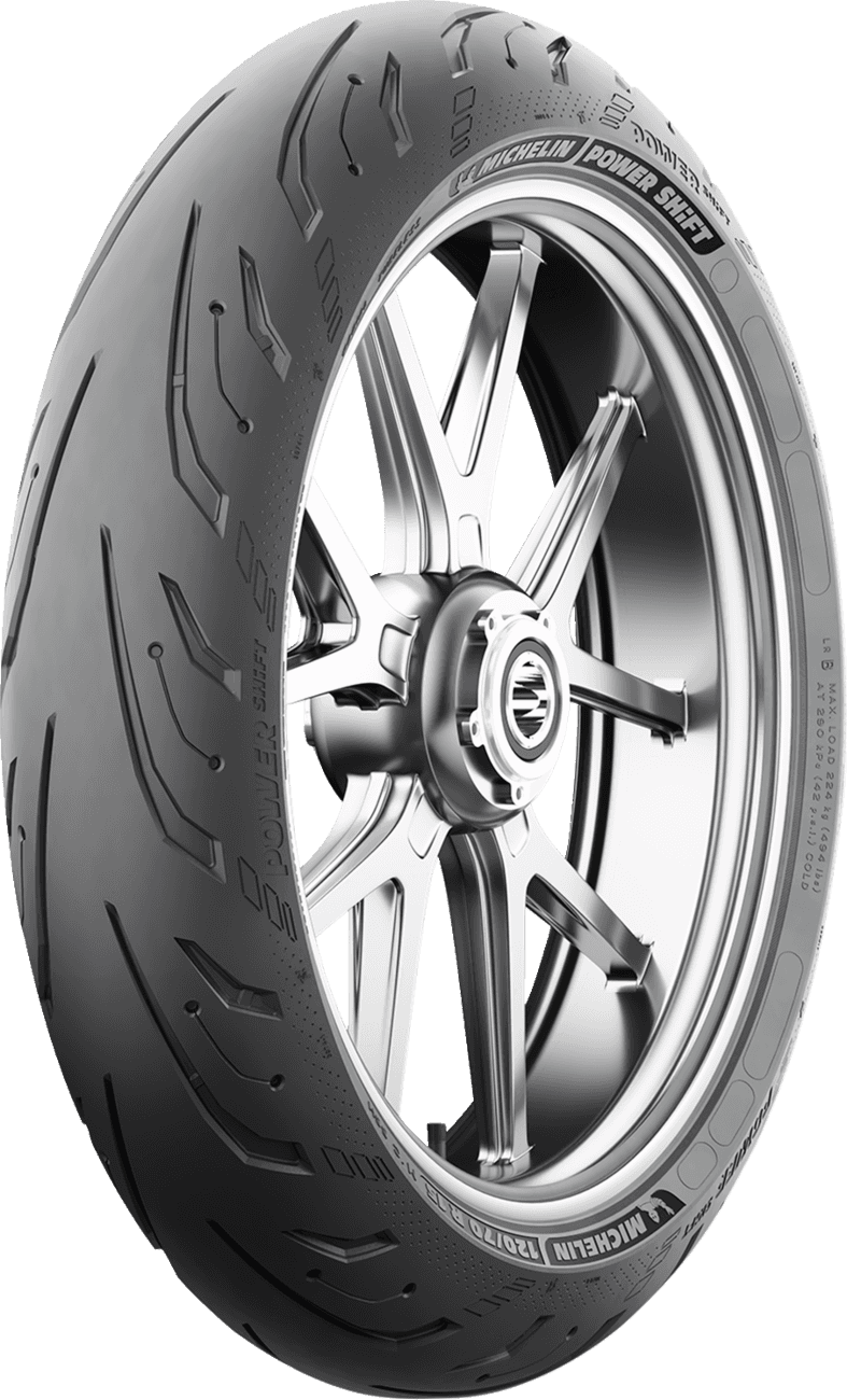 MICHELIN 0340-1381 Tire - Power Shift - Front - 120/70R17 - 58H