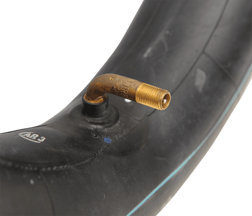 PARTS UNLIMITED 0350-0316 Inner Tube - Standard - 10" - TR-87 - 90° Center Metal Valve — image 2 of 2