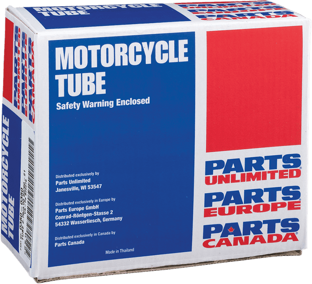 PARTS UNLIMITED 0350-0342 Inner Tube - Standard - 18" - TR-4 - Center Metal Valve — image 2 of 3
