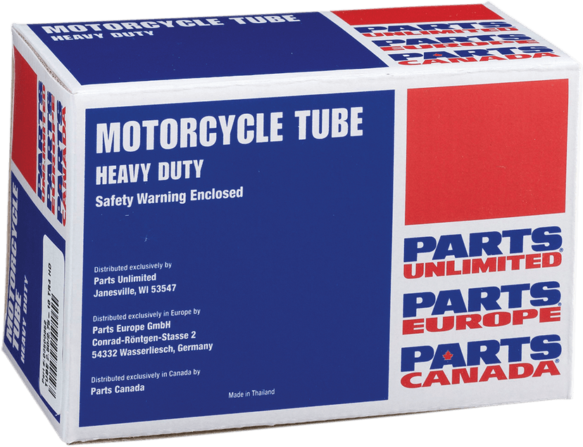 PARTS UNLIMITED 0350-0352 Inner Tube - Heavy Duty - 10" - TR-4 - Center Metal Valve — image 2 of 3