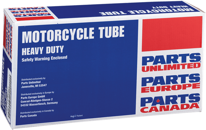PARTS UNLIMITED 0350-0365 Inner Tube - Heavy Duty - 19" - TR-4 - Center Metal Valve — image 2 of 3
