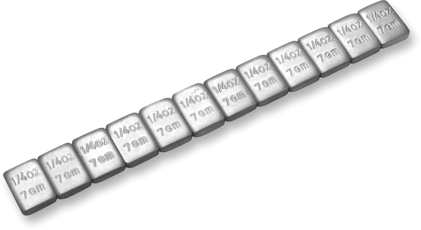 MOTION PRO 0365-0011 Wheel Weights - Adhesive Stick-On - Silver - 1/4 oz - 360 Pack