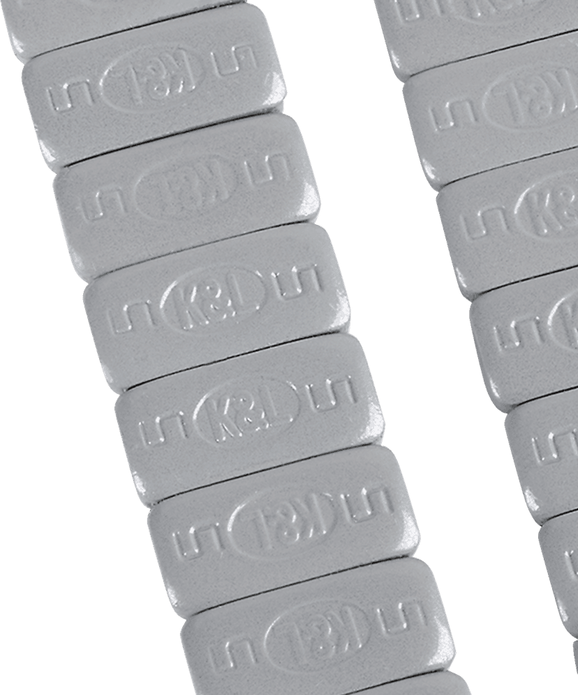 K&L SUPPLY 0365-0043 Wheel Weights - Rectangle - Adhesive Stick-On - Silver - 36 Pack — image 2 of 2
