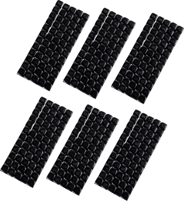 K&L SUPPLY 0365-0044 Wheel Weights - Square - Adhesive Stick-On - Black - 360 Pack — image 1 of 2