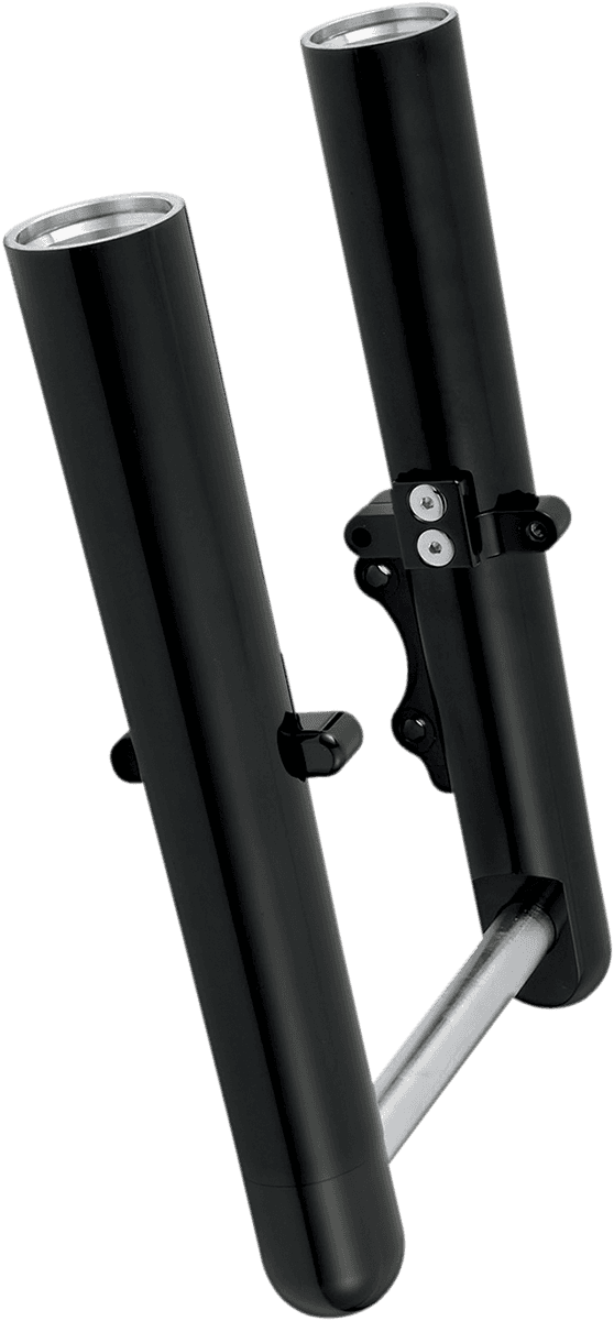 ARLEN NESS 0403-0030 Fork Legs - Black Anodized - Smooth - Dual Disc - '08-'13 FLT