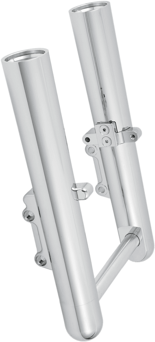 ARLEN NESS 0403-0031 Fork Legs - Chrome - Smooth - Dual Disc - '00-'07 FLT