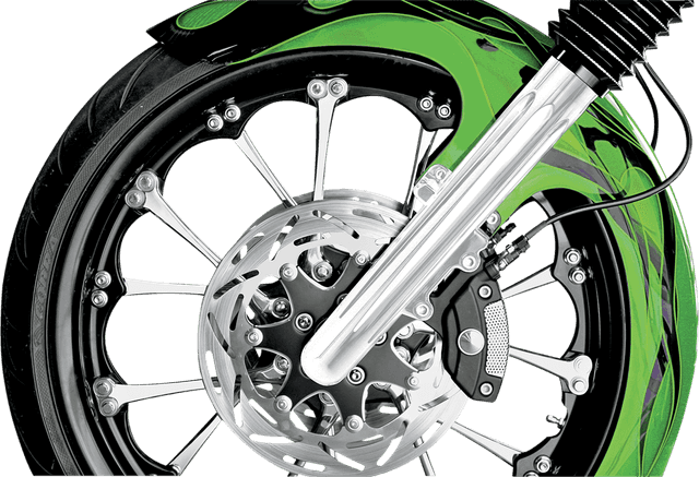 ARLEN NESS 0403-0033 Fork Legs - Chrome - Deep Cut - Dual Disc - Deep Cut - '08-'13 FLT — image 2 of 2