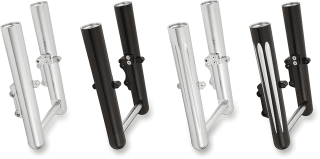 ARLEN NESS 0403-0036 Fork Legs - Black Anodized - Deep Cut - Dual Disc - '00-'07 FLT — image 4 of 4