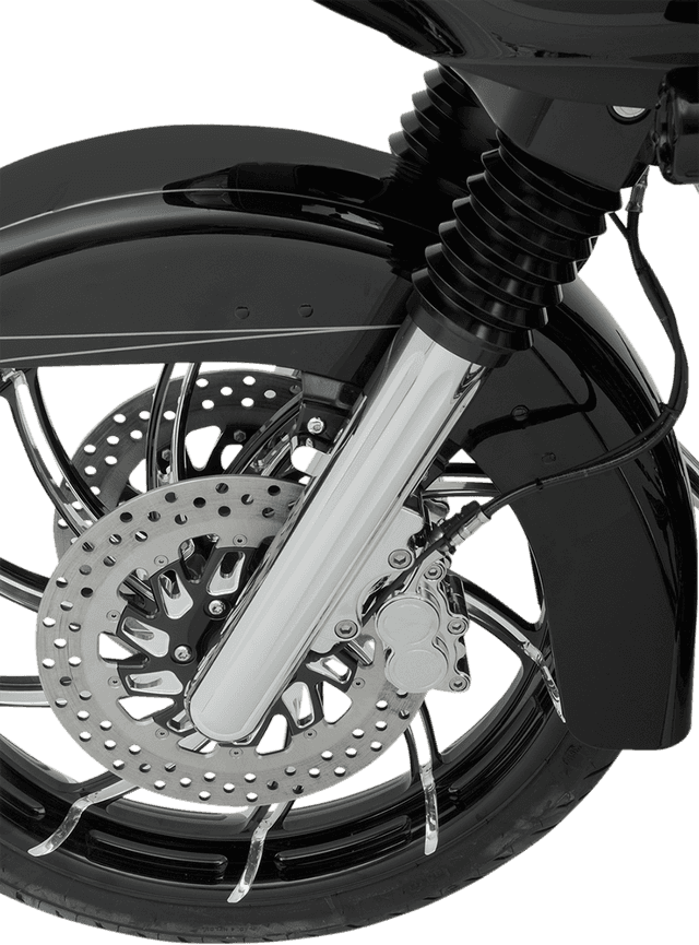 ARLEN NESS 0403-0093 Fork Legs - Chrome - Deep Cut - Dual Disc — image 2 of 2