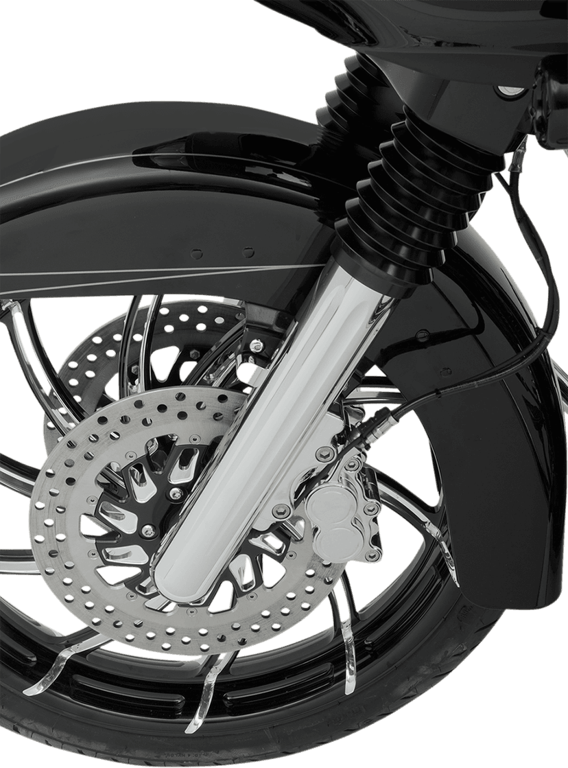 ARLEN NESS 0403-0093 Fork Legs - Chrome - Deep Cut - Dual Disc — image 2 of 2