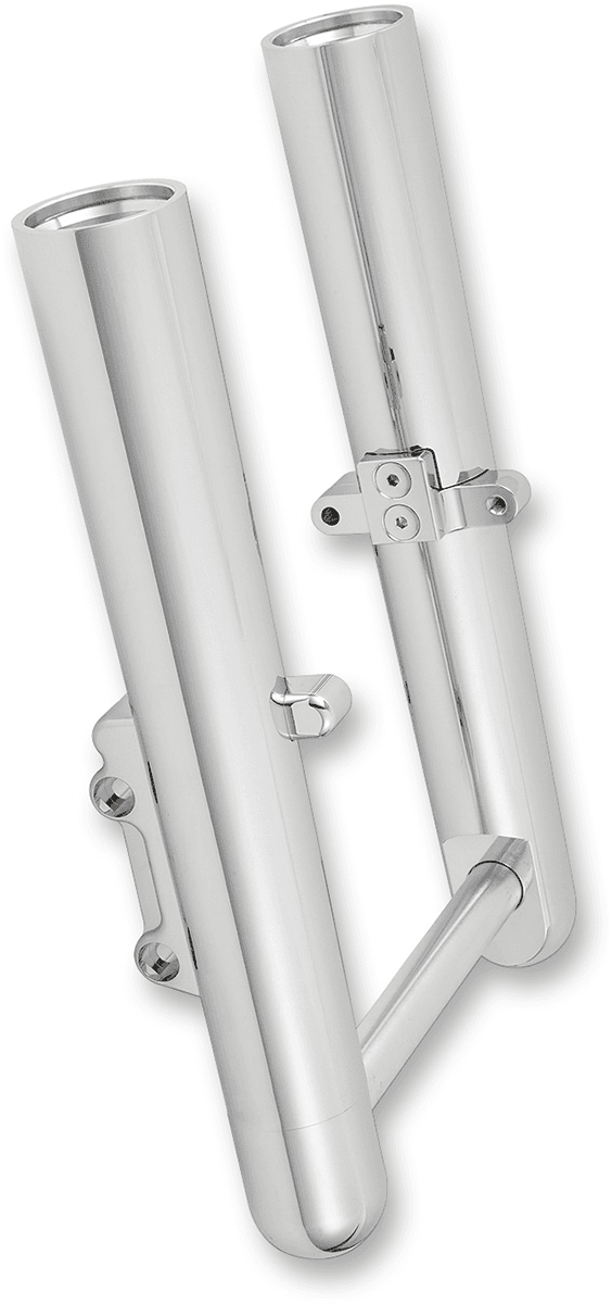 ARLEN NESS 0403-0094 Fork Legs - Chrome - Smooth - Dual Disc