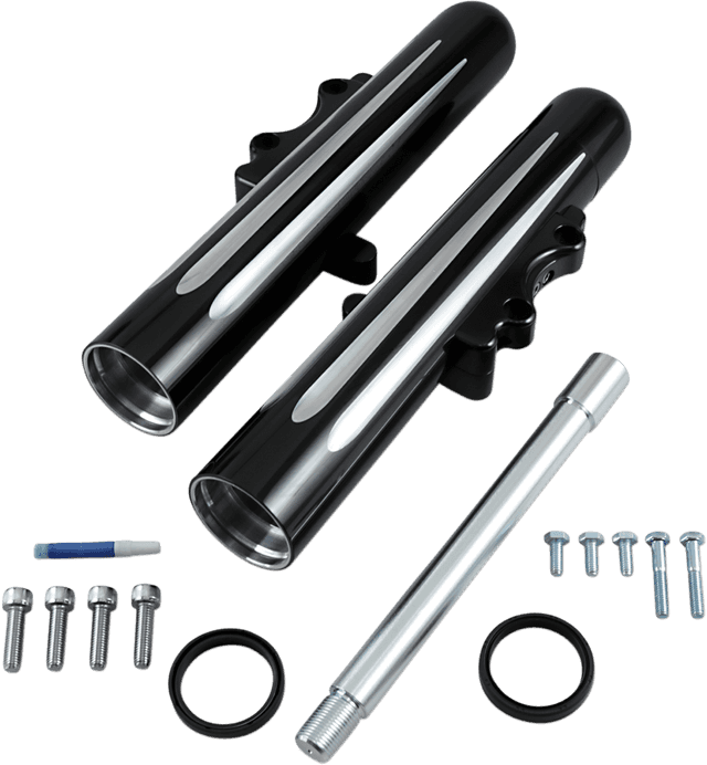 ARLEN NESS 0403-0099 Fork Legs - Black Anodized - Deep Cut - Dual Disc — image 1 of 2