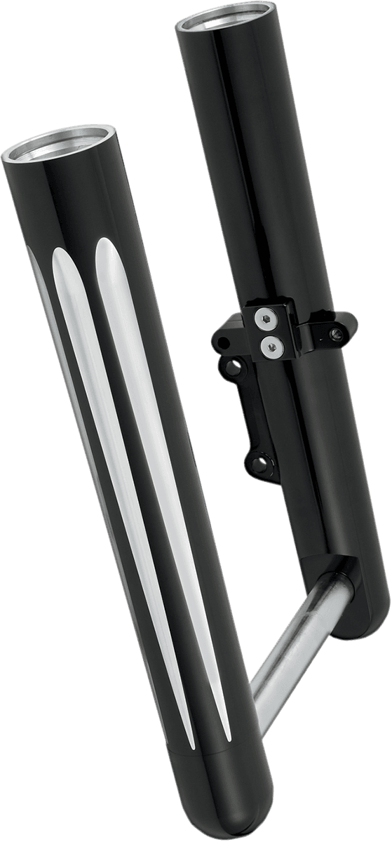 ARLEN NESS 0403-0099 Fork Legs - Black Anodized - Deep Cut - Dual Disc — image 2 of 2