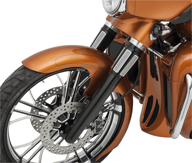 ARLEN NESS 0403-0100 Fork Legs - Black Anodized - Smooth - Dual Disc — image 2 of 2