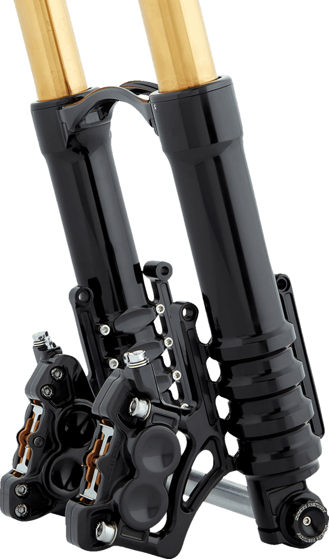 ARLEN NESS 0403-0166 Fork Legs - 49 mm - Black Anodized - For Custom Radial Mount Brake Caliper — image 4 of 6
