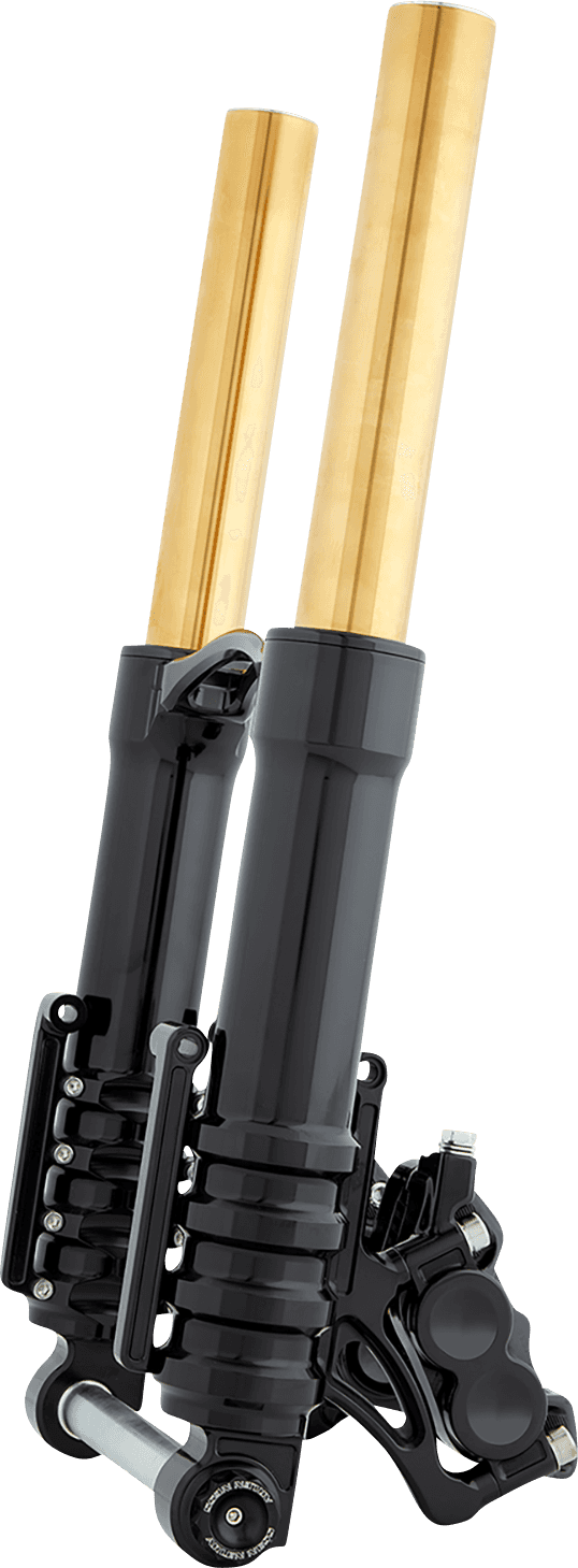 ARLEN NESS 0403-0166 Fork Legs - 49 mm - Black Anodized - For Custom Radial Mount Brake Caliper — image 6 of 6