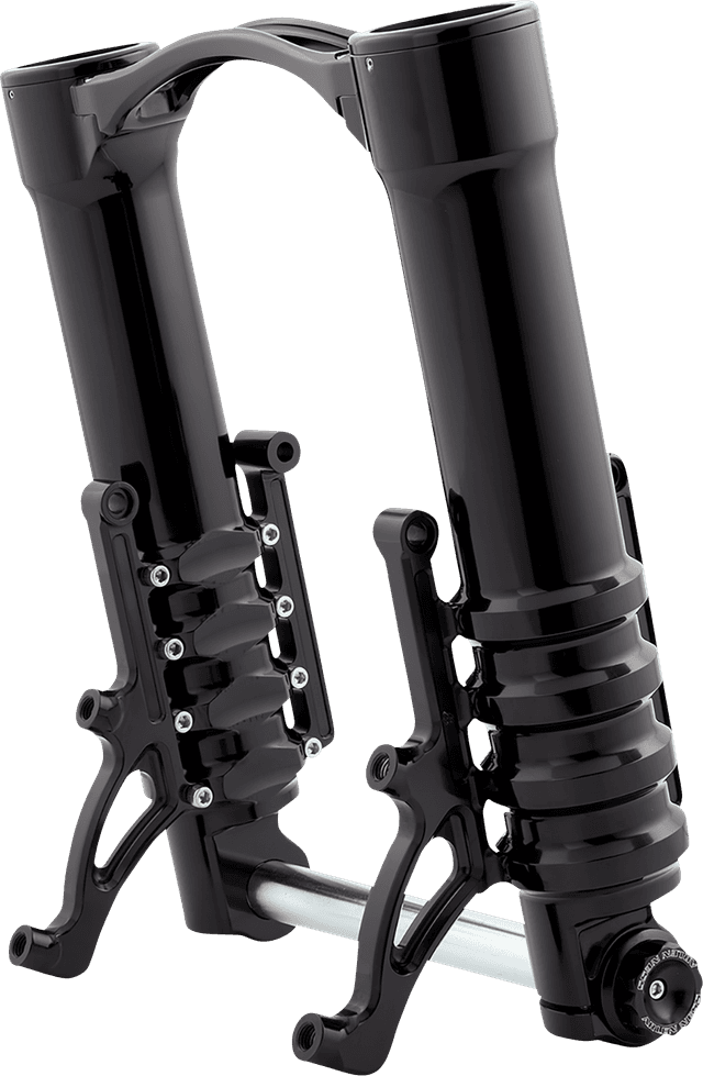 ARLEN NESS 0403-0166 Fork Legs - 49 mm - Black Anodized - For Custom Radial Mount Brake Caliper — image 1 of 6