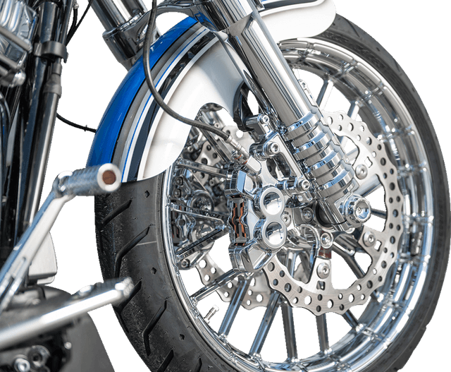 ARLEN NESS 0403-0175 Fork Legs - 49 mm - Chrome - For Factory Brake Caliper — image 3 of 6