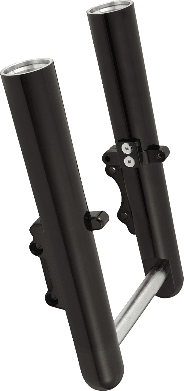 ARLEN NESS 0403-0187 Fork Legs - Black Anodized - Smooth - Dual Disc