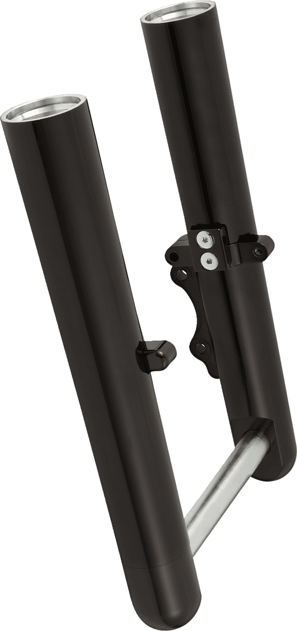 ARLEN NESS 0403-0190 Fork Legs - Black Anodized - Smooth - Single Disc