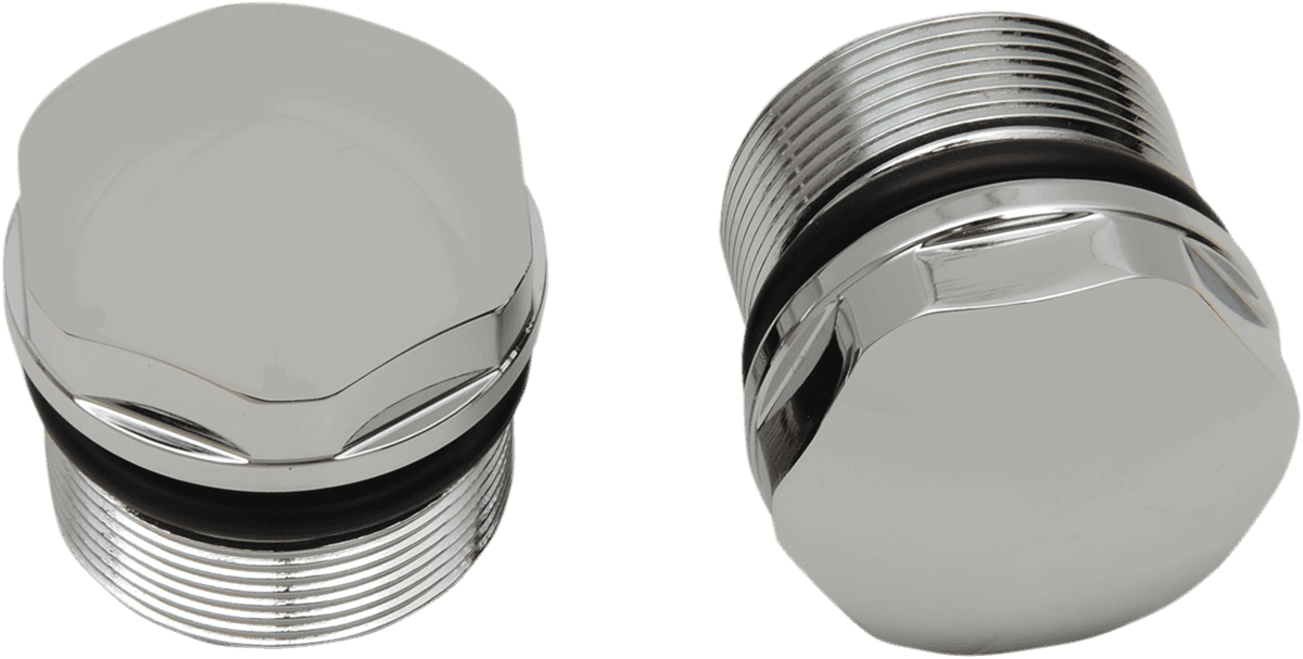 DRAG SPECIALTIES 0404-0305 Fork Tube Cap - Chrome - 39 mm